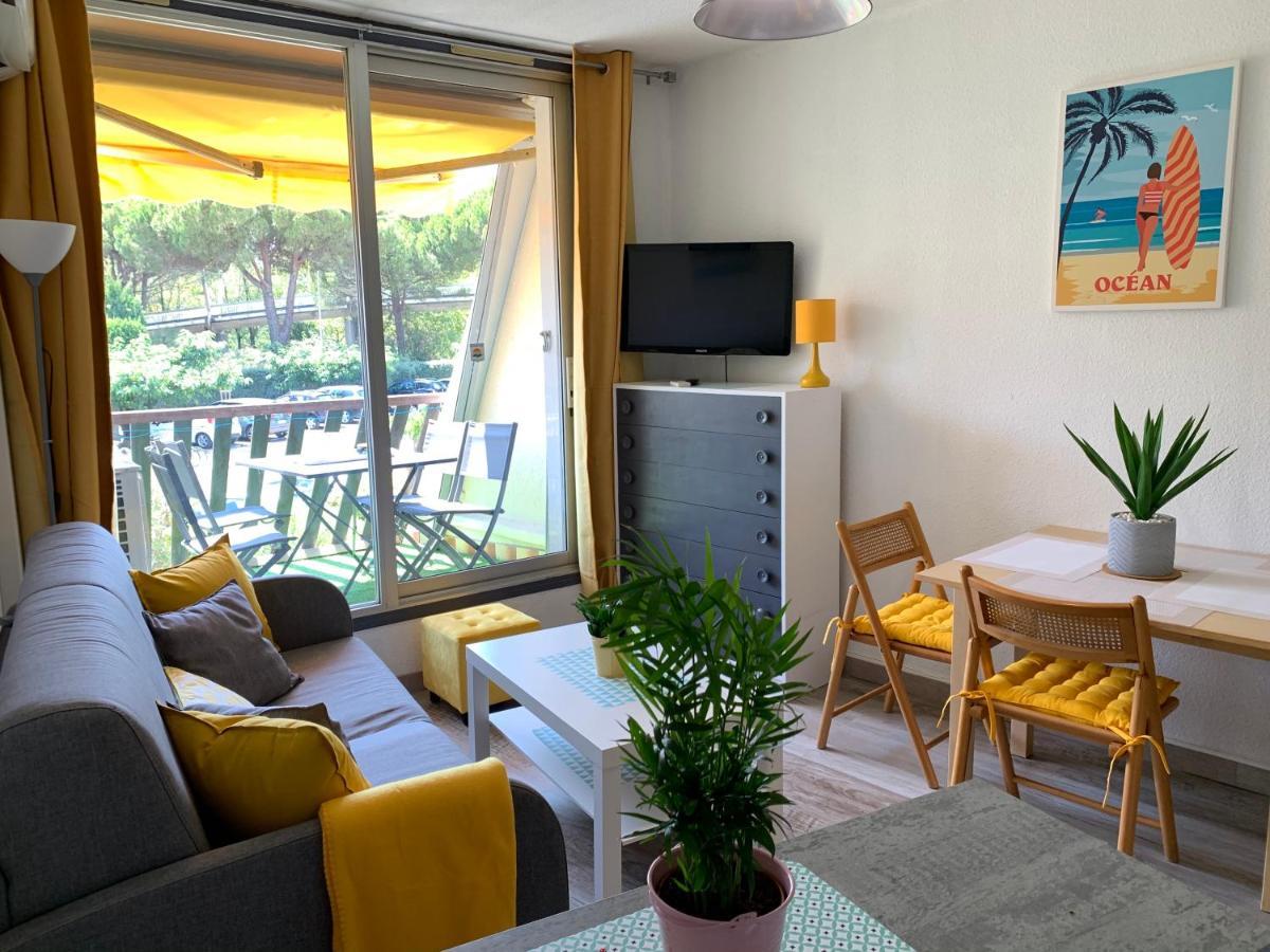 Super Appart ! Terrasse, Clim, Parking, 2Min Plage. ラ・グランド・モット エクステリア 写真
